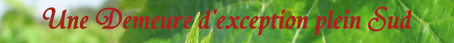 Une Demeure d'exception plein Sud